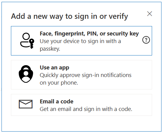 Microsoft security-key registration and naming